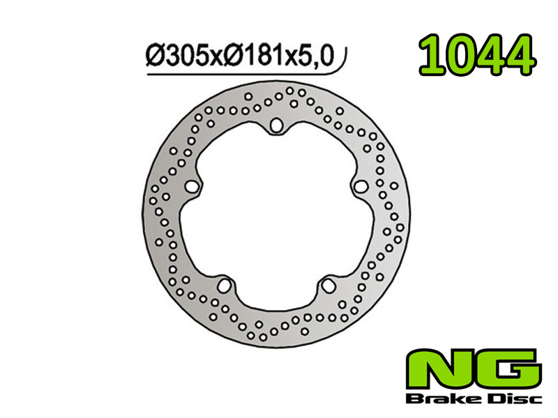 Disco freno anteriore flottante NG Brakes per BMW K 1200 RS 2001-2006