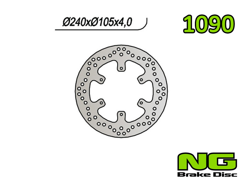 Disco freno anteriore flottante NG Brakes per BMW G 650 XCHALLENGE 2009-2012
