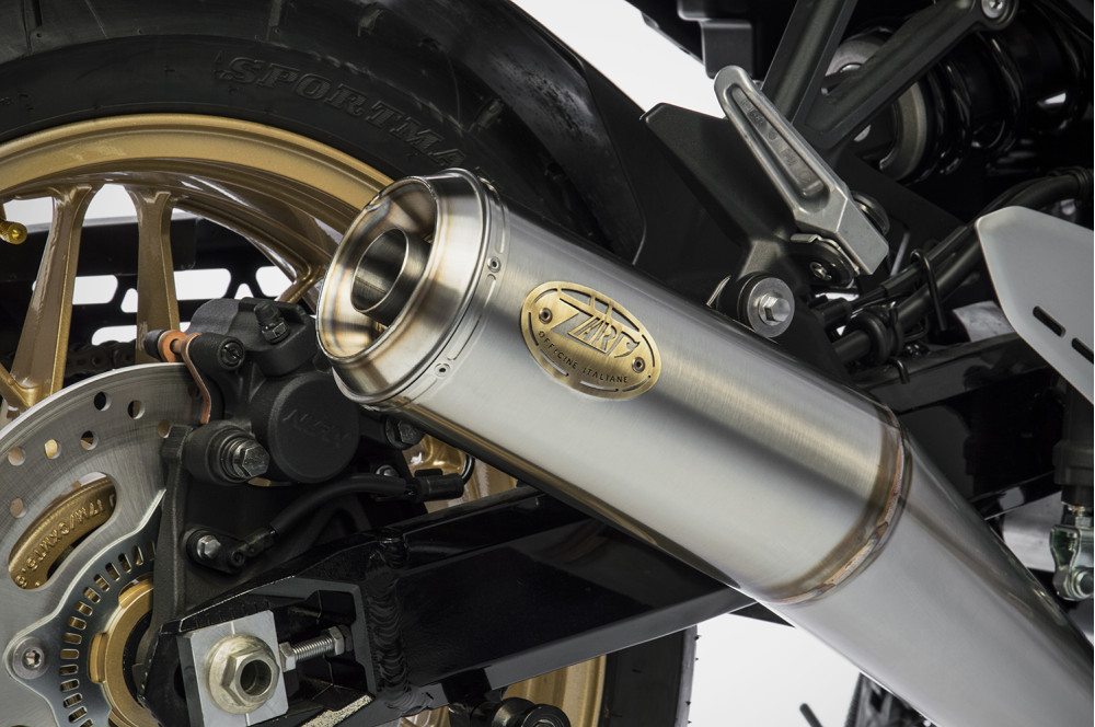 Kit Completo Zard 4>2>1 Acciaio Inox Racing Satinato per KAWASAKI Z900 RS 2018-2020