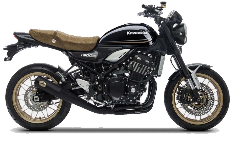 Kit Completo Zard 4>2>1 Acciaio Inox Racing Nero per KAWASAKI Z900 RS 2018-2020