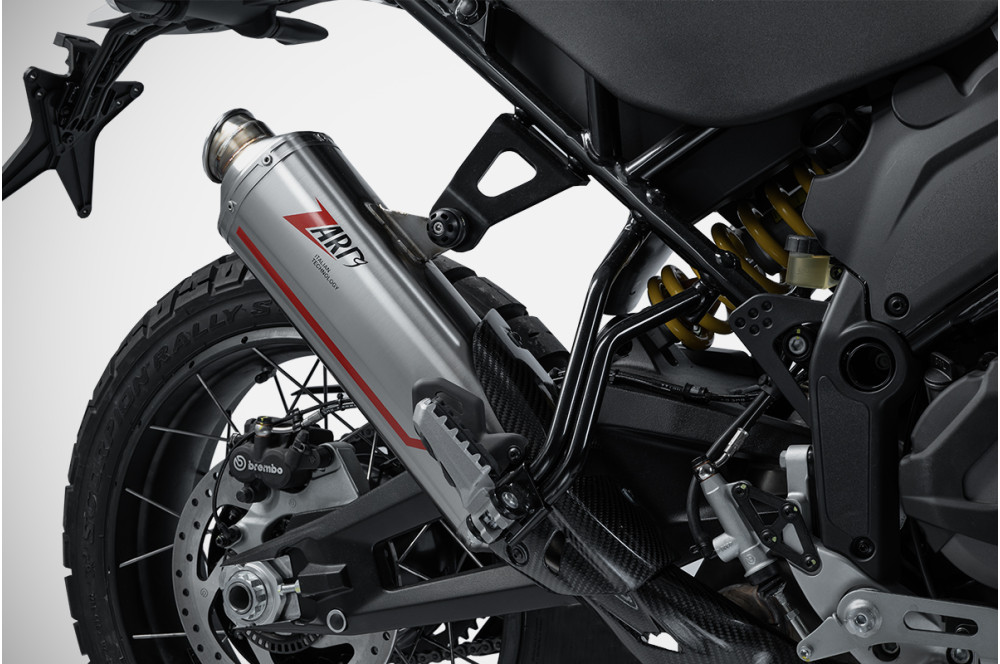 Slip-On Zard "SABBIA" Acciaio Inox Omologato Euro5 per DUCATI DESERT X 2022-2023