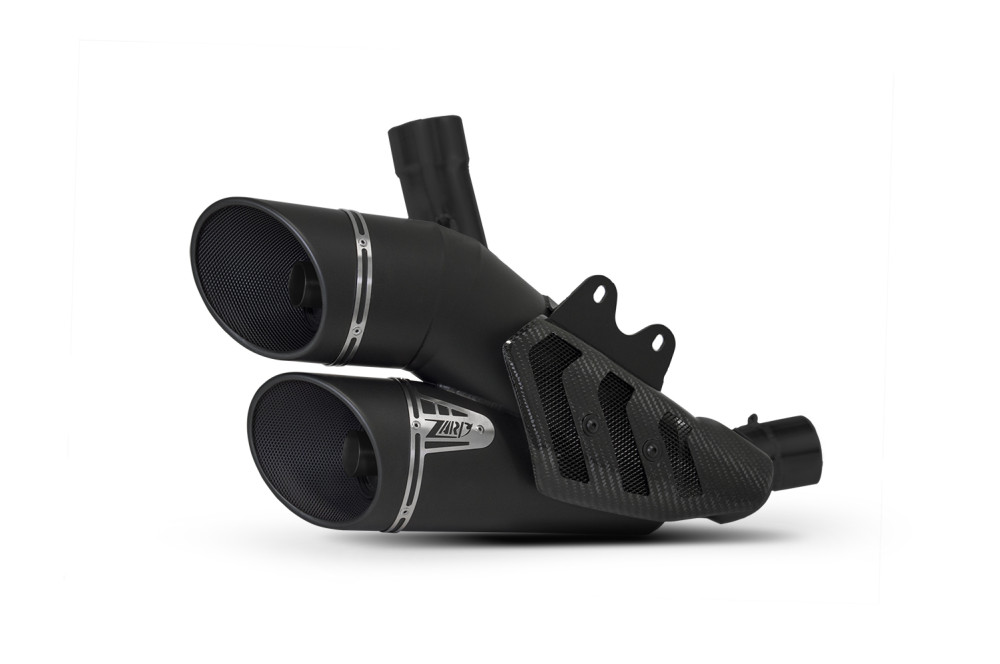 Slip-On Kit Zard 2>1>2 Acciaio Inox Nero Omologato per DUCATI DIAVEL 1260 2021-2022