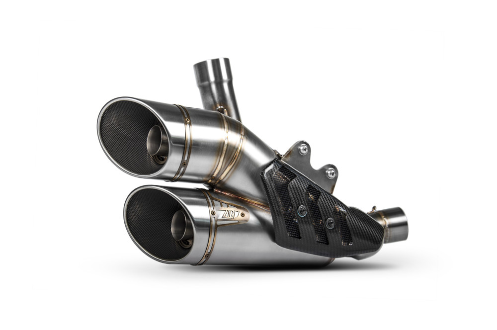 Slip-On Kit Zard 2>1>2 Acciaio Inox Satinato Racing per DUCATI DIAVEL 1260 2021-2022
