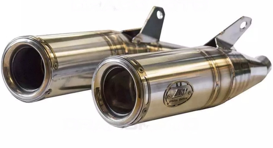 Slip-On Zard Acciaio Inox Racing Satinato per DUCATI GT 1000 2009-2011