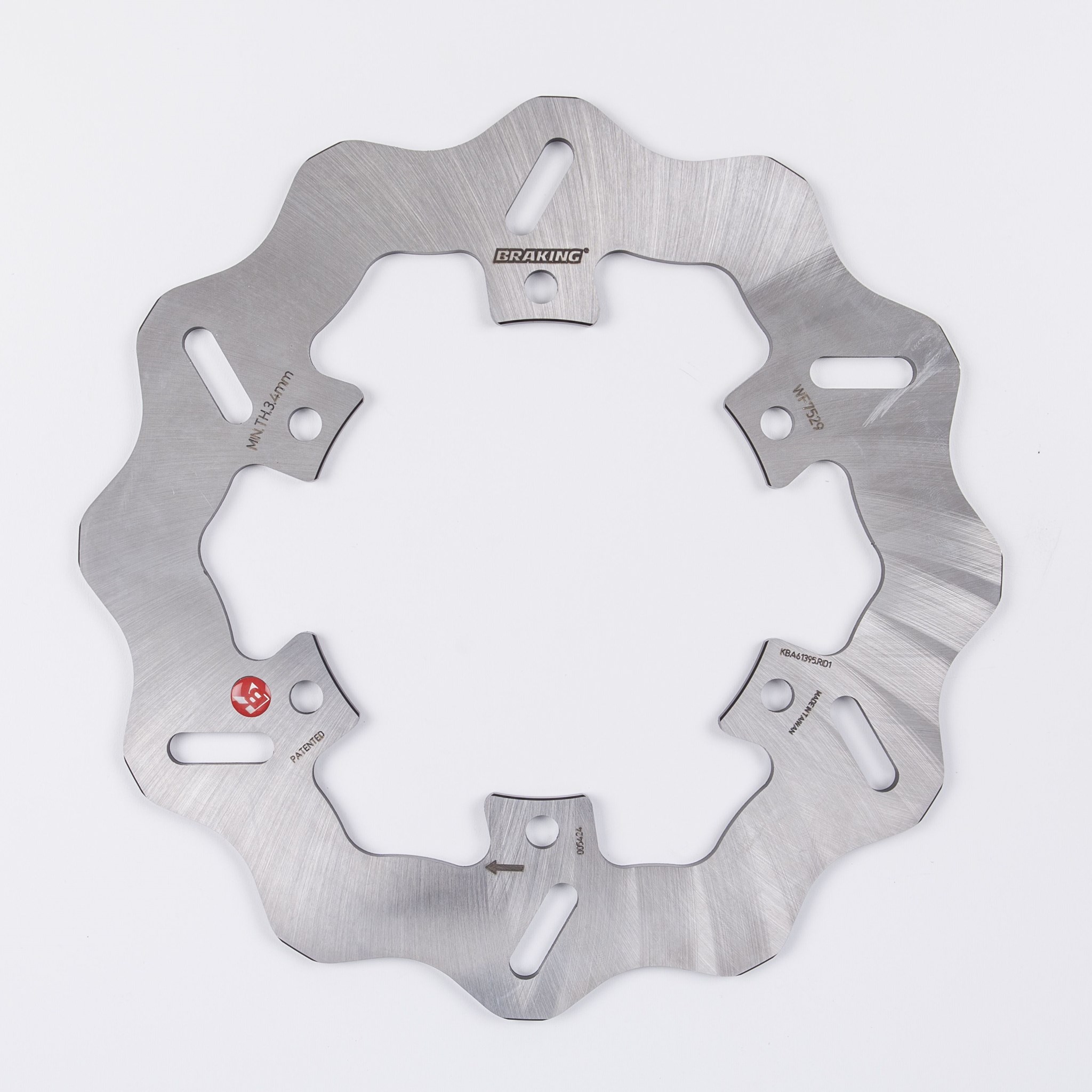 Disco freno posteriore Braking W-FIX per YAMAHA MT 125 2015-2019