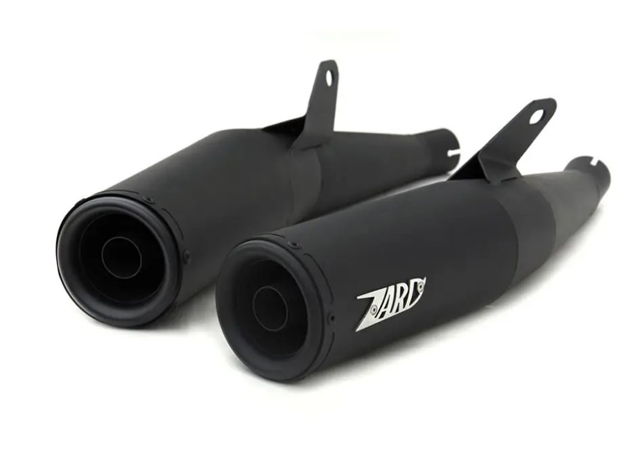 Slip-On Zard Acciaio Inox Racing Nero per DUCATI GT 1000 2009-2011