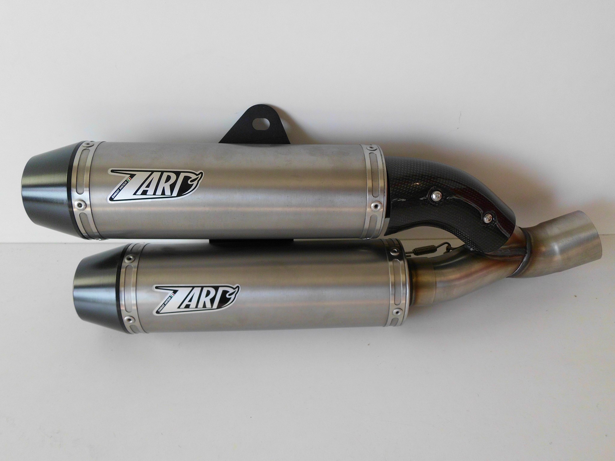Slip-On Zard "OVERLAP" Titanio Racing per DUCATI MONSTER 1100 EVO 2011-2013