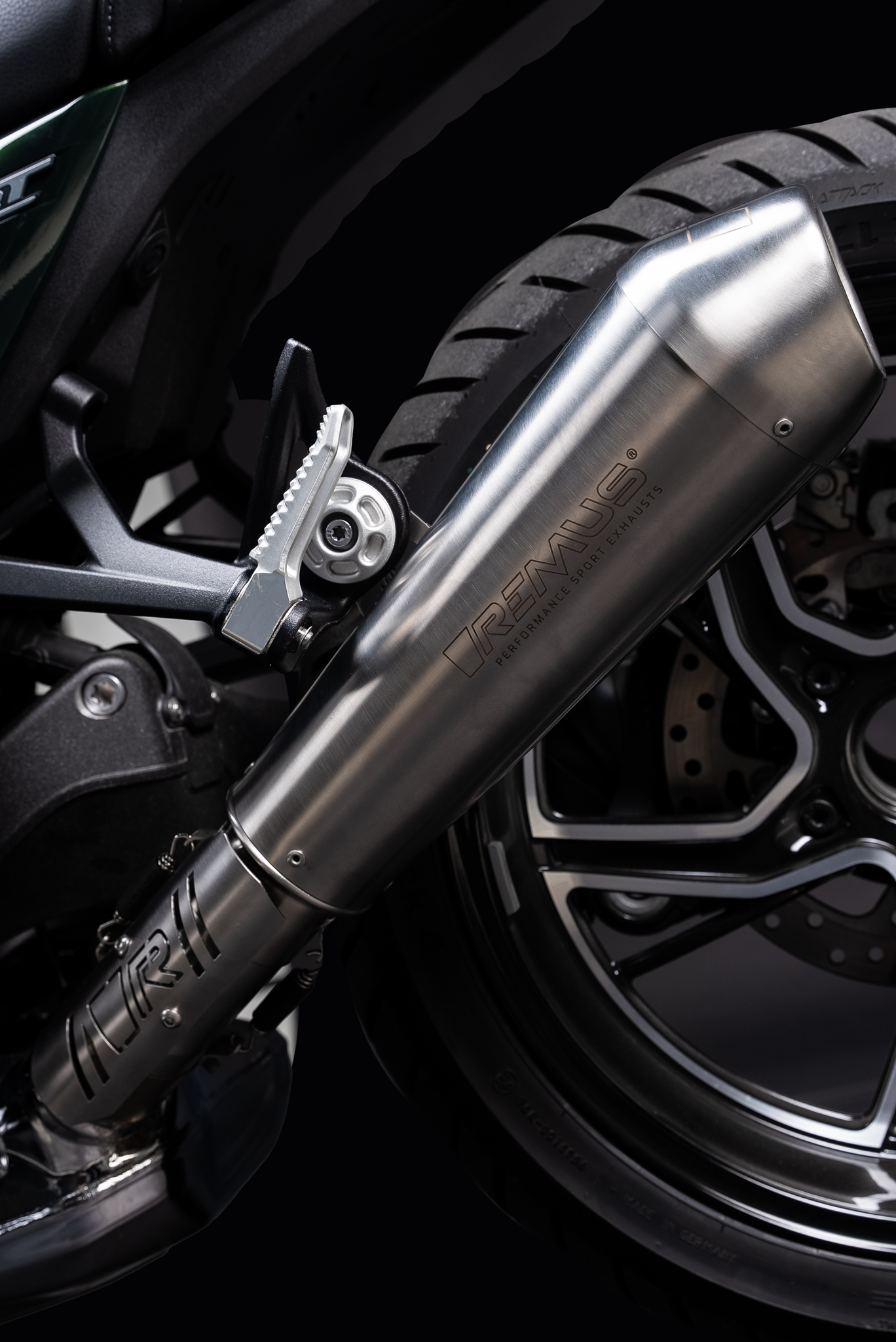 Silenziatore Remus Powercone acciaio spazzolato omologato per BMW R 12 2024-2025