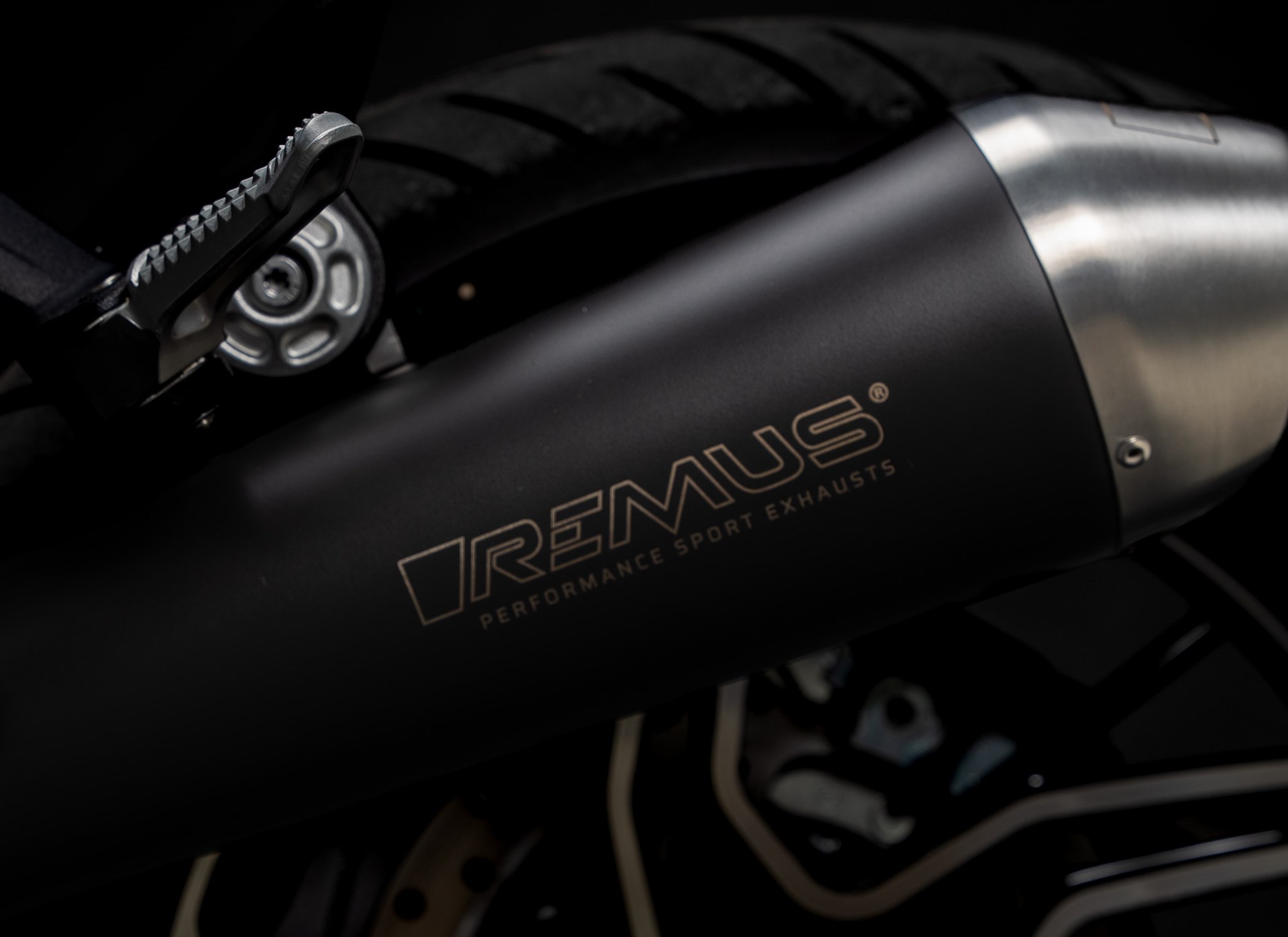 Silenziatore Remus Powercone acciaio nero omologato per BMW R 12 2024-2025