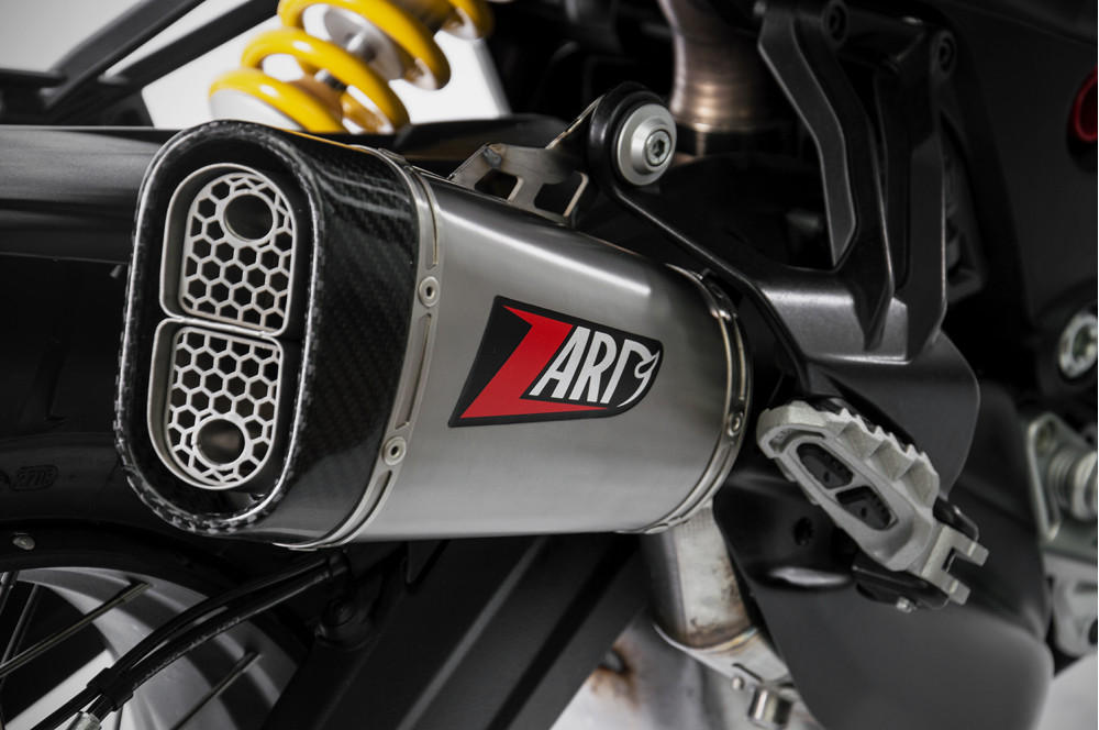 Slip-On Zard Titanio Racing con Fondello in Carbonio per DUCATI MULTISTRADA 950 2018-2019