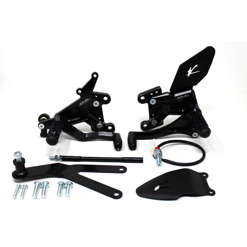Gruppo pedane 1.5 Valtermoto cambio rovesciato per SUZUKI GSX-S 1000 2015-2023