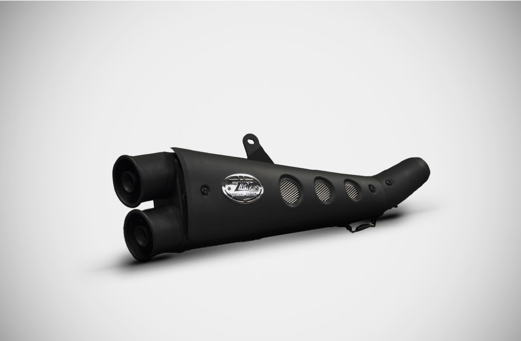 Slip-On Omologato "SPECIAL EDITION" Zard Acciaio Inox Nero con paracalore per DUCATI SCRAMBLER 800 2021-2022