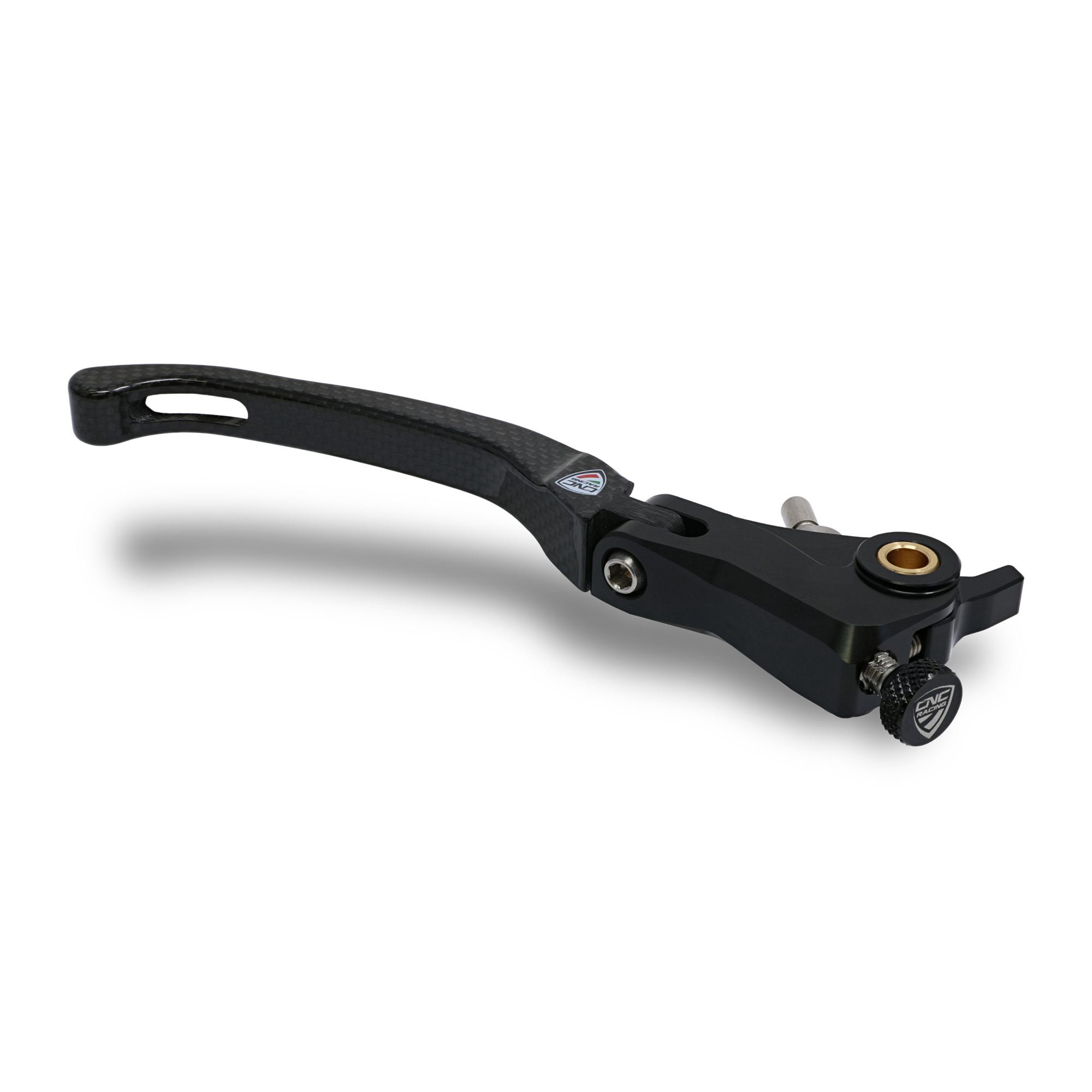 Leva freno pieghevole CNC Racing modello Race Carbon per APRILIA RSV4 FACTORY 2009-2014