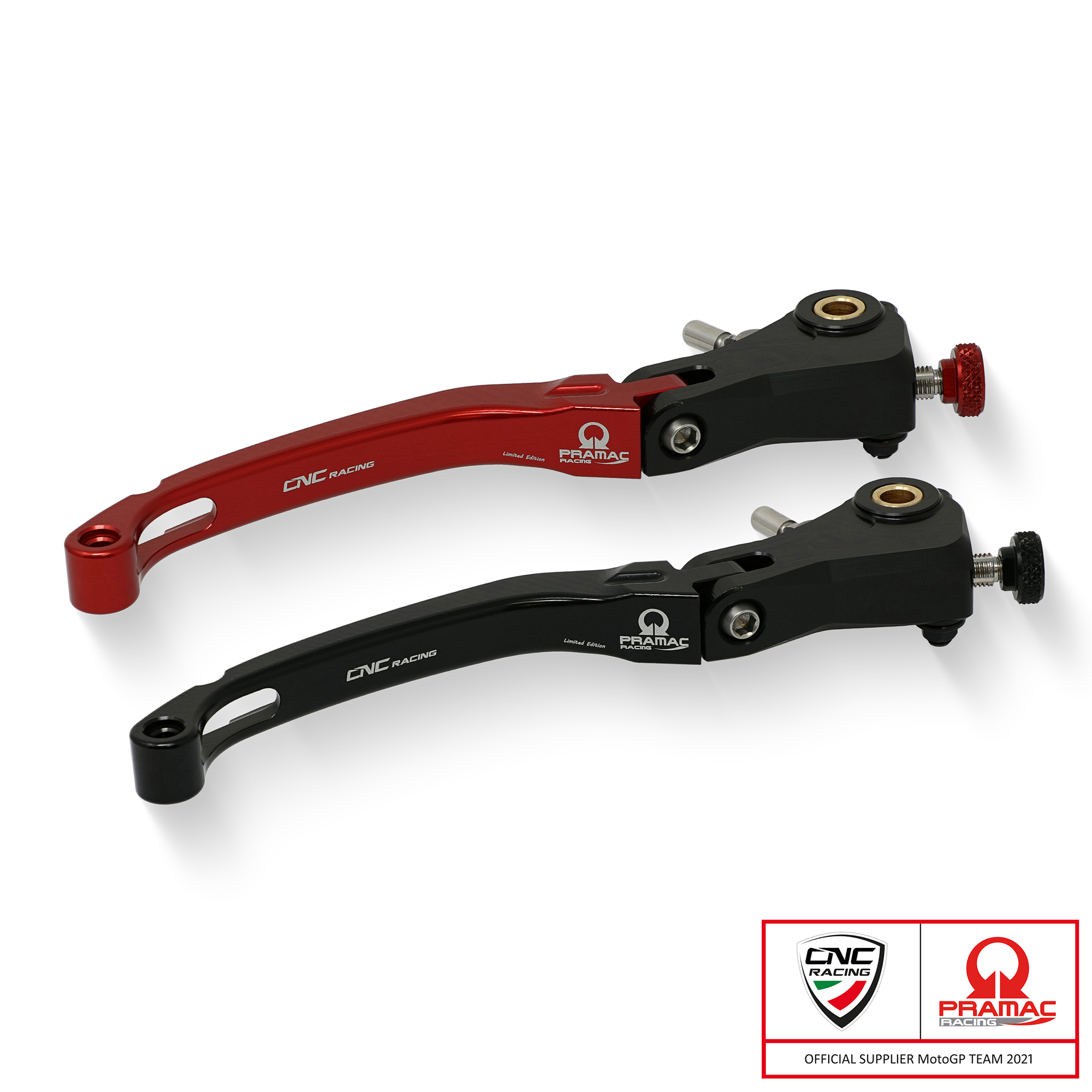 Leva freno pieghevole CNC Racing modello Race Pramac Racing Limited Edition per DUCATI 1098 2007-2008