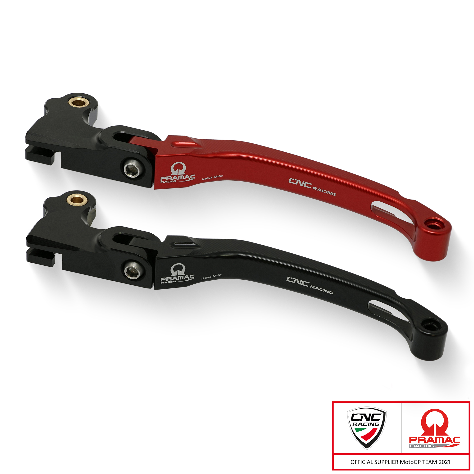 Leva frizione pieghevole CNC Racing modello Race Pramac Racing Limited Edition per APRILIA RS 660 2020-2022