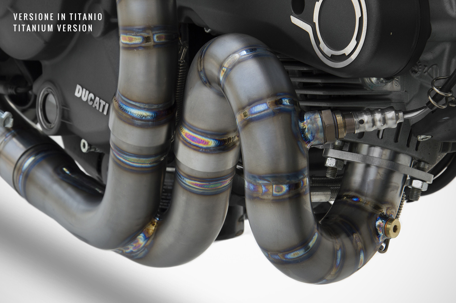 Collettori Zard Titanio Saldature a vista Racing per DUCATI MONSTER 797 2017-2018
