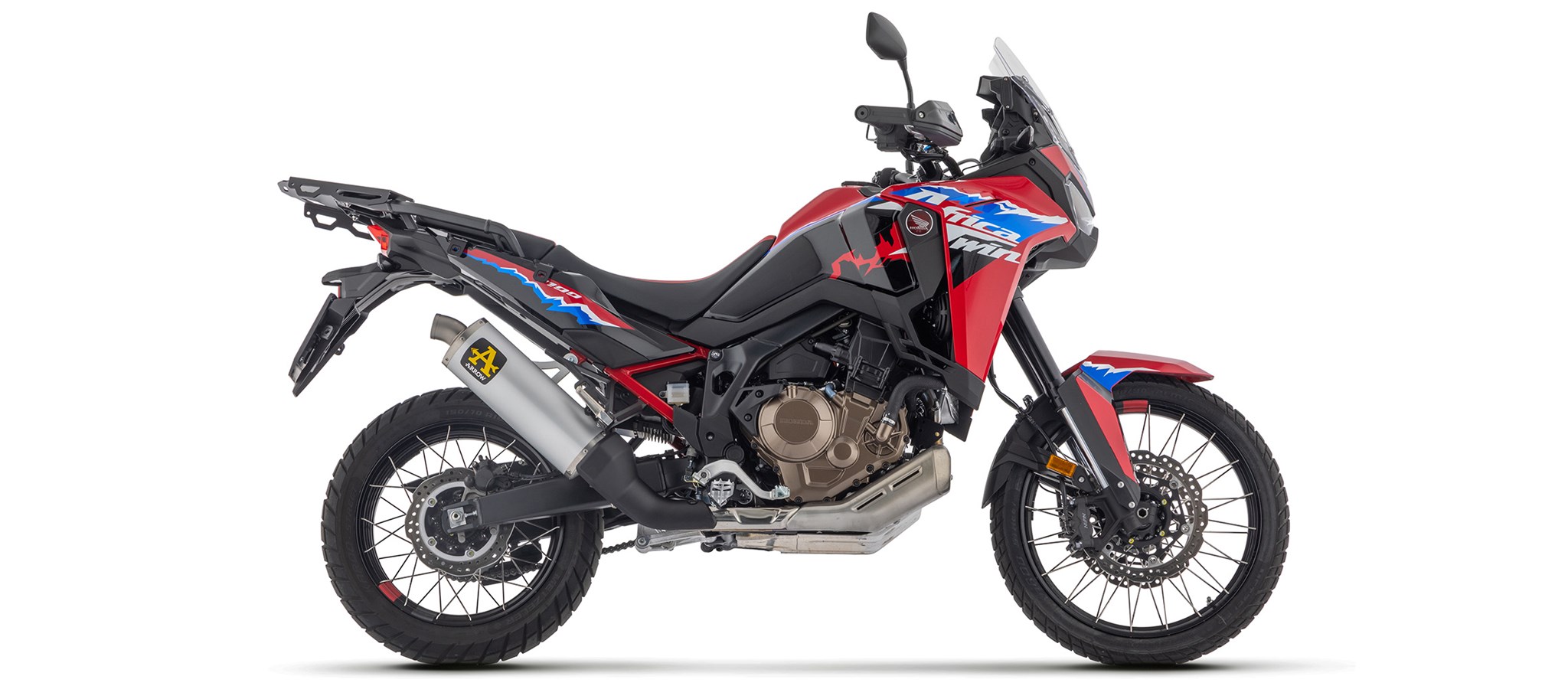 Terminale omologato Arrow Maxi Race Tech Alluminio fondello acciaio per HONDA CRF 1100 L AFRICA TWIN 2024-2025