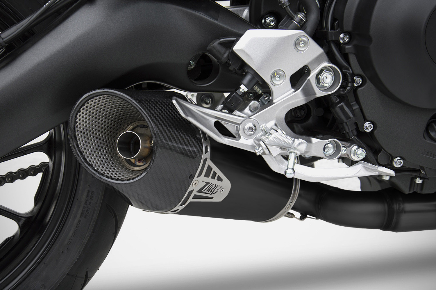Kit Completo Zard 3>1 Inox Omologato Nero per YAMAHA MT-09 2017-2020