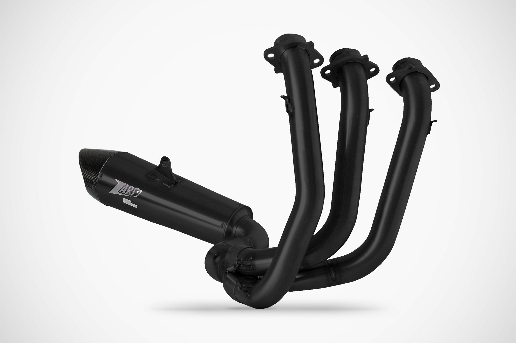 Kit Completo Zard 3>1 Titanio Racing Nero Fondello Carbonio per TRIUMPH TIGER SPORT 660 2021-2023