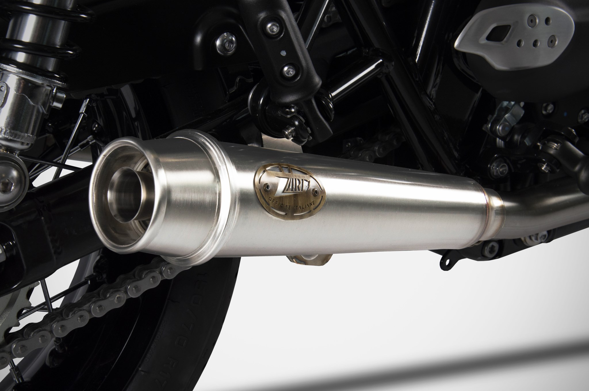 Slip-On Zard Acciaio Inox Omologato Lucidato per TRIUMPH BONNEVILLE T120 2021-2023