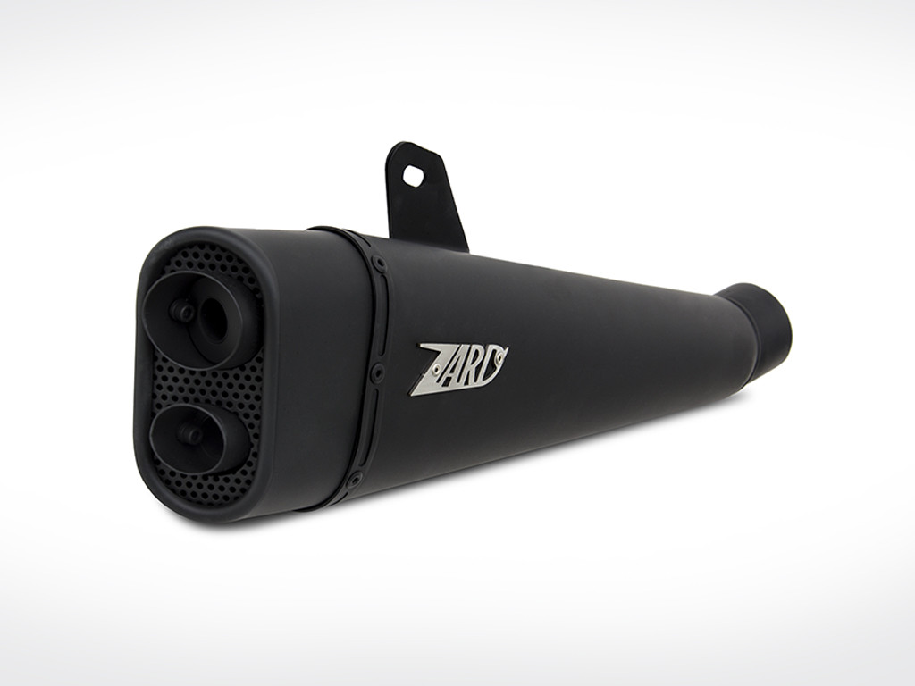 Kit Completo Catalizzato Zard "SHORT" 2>1 Acciaio Inox Omologato Nero TRIUMPH THRUXTON 900 2008-2016