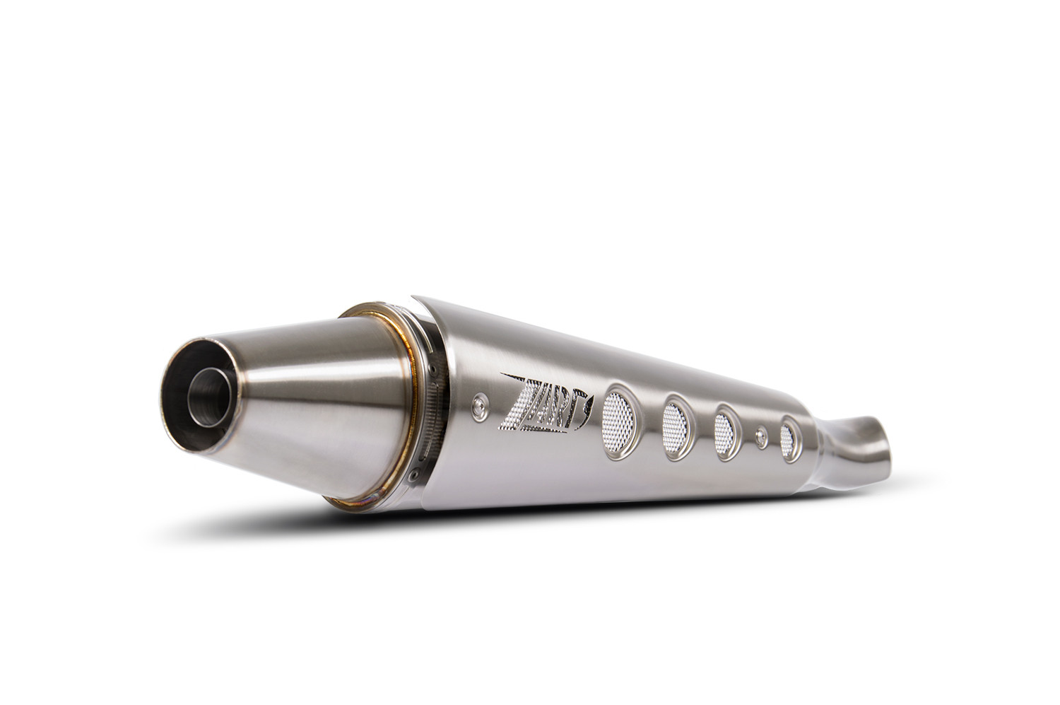 Kit Completo Zard 2>1 "CONICO" Catalizzato Alto Acciaio Inox Satinato Omologato per TRIUMPH SCRAMBLER 900 2008-2016