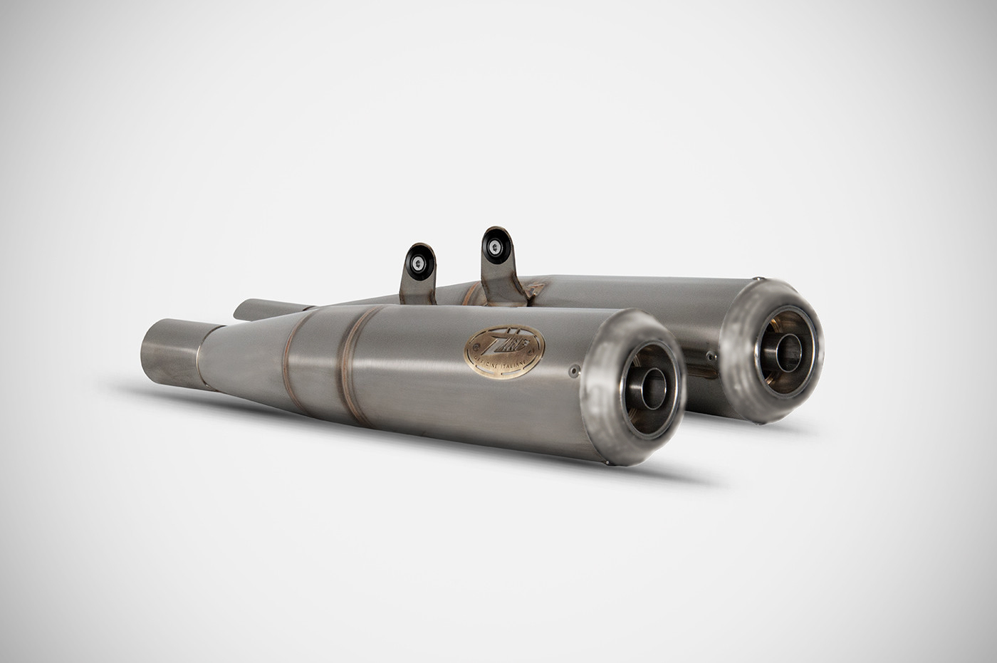 Slip-On Zard Acciaio Inox Racing Satinato "CONICO" Fondello Inox per TRIUMPH SPEED TWIN 1200 2019-2023