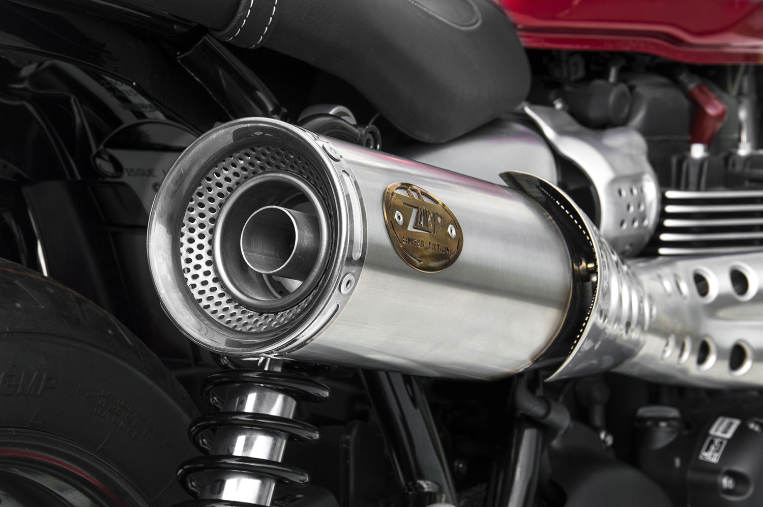 Kit Completo Zard 2>1 "ZUMA" Acciaio Inox Racing Satinato Fondello Inox per TRIUMPH STREET TWIN 900 2016-2020