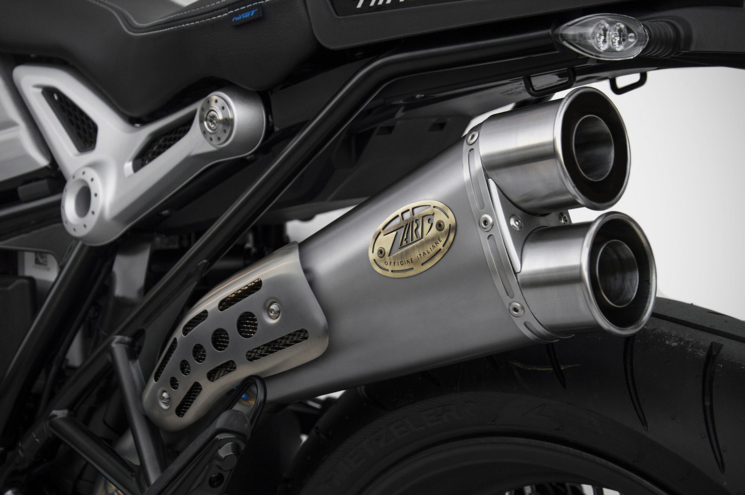 Slip-On Zard "SPECIAL EDITION" Acciaio Inox Omologato Satinato per BMW R NINE T 2017-2020