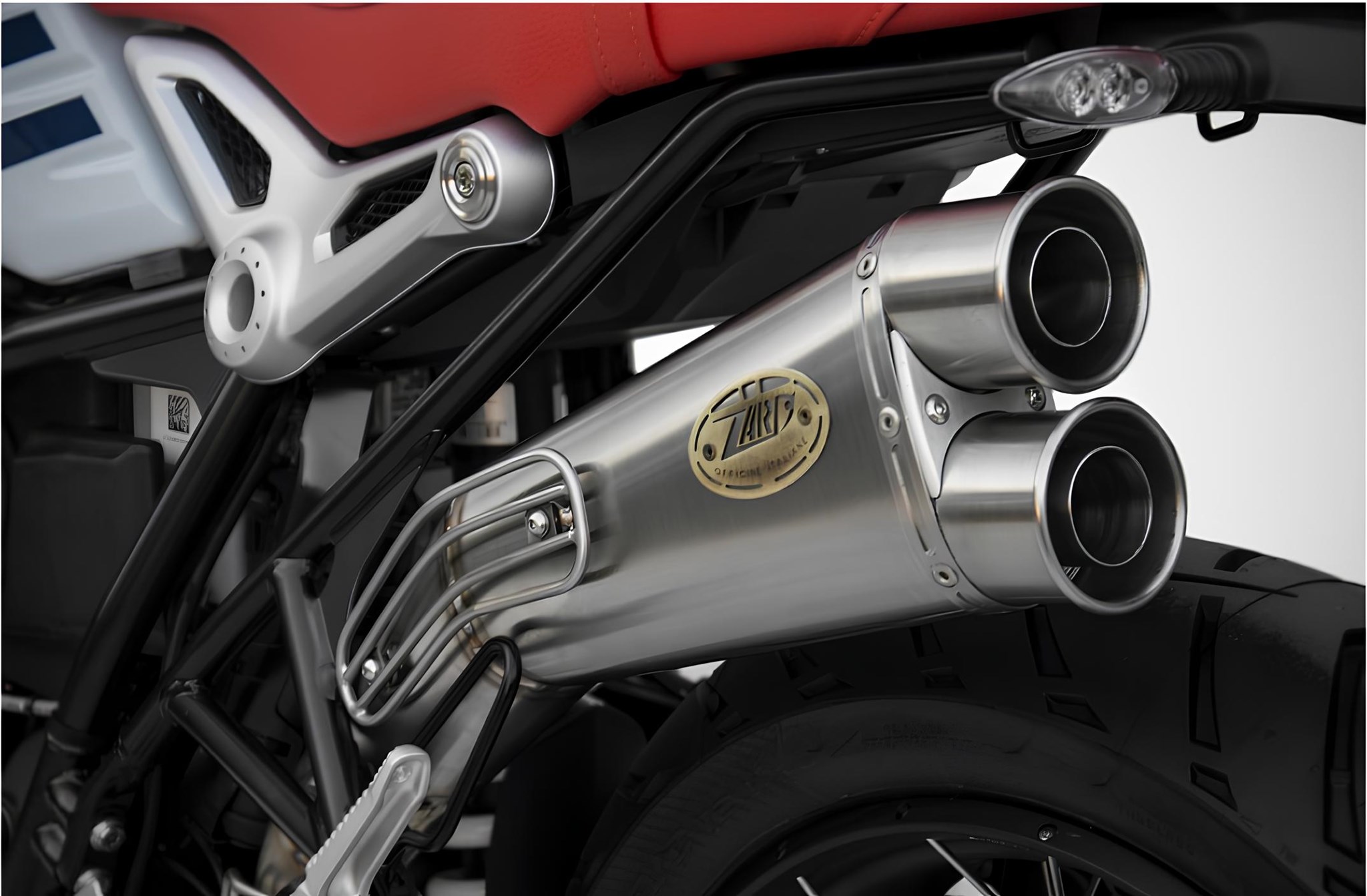 Slip-On Zard "SPECIAL EDITION" Acciaio Inox Racing Satinato per BMW R NINE T URBAN G/S 2017-2020