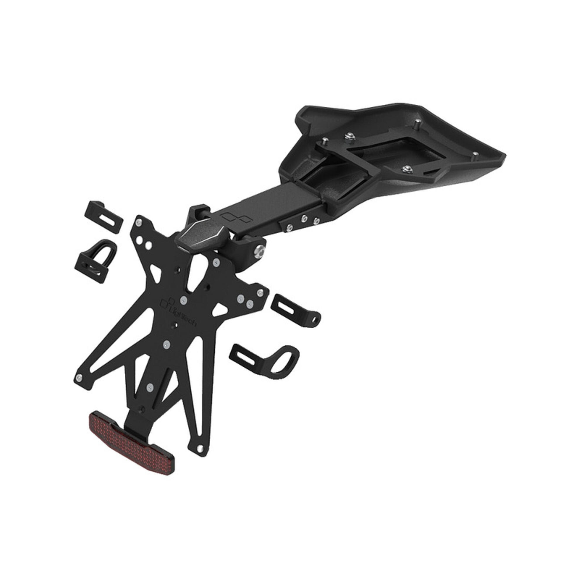 Kit portatarga regolabile Lightech per DUCATI MULTISTRADA V4 /S 2021-2024