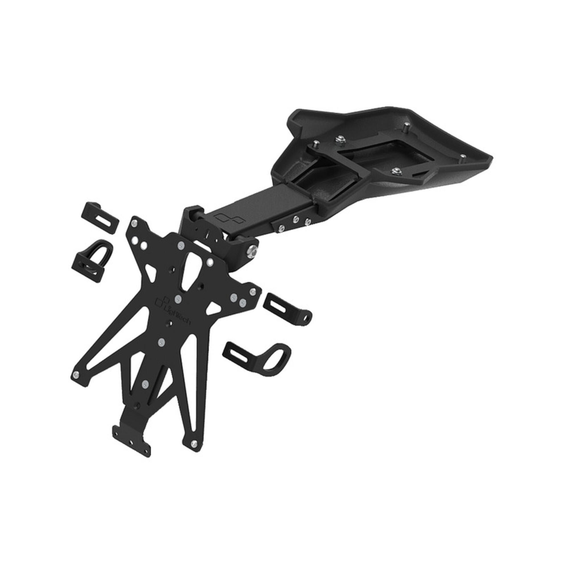Portatarga regolabile Lightech per DUCATI MULTISTRADA V4 /S 2021-2024