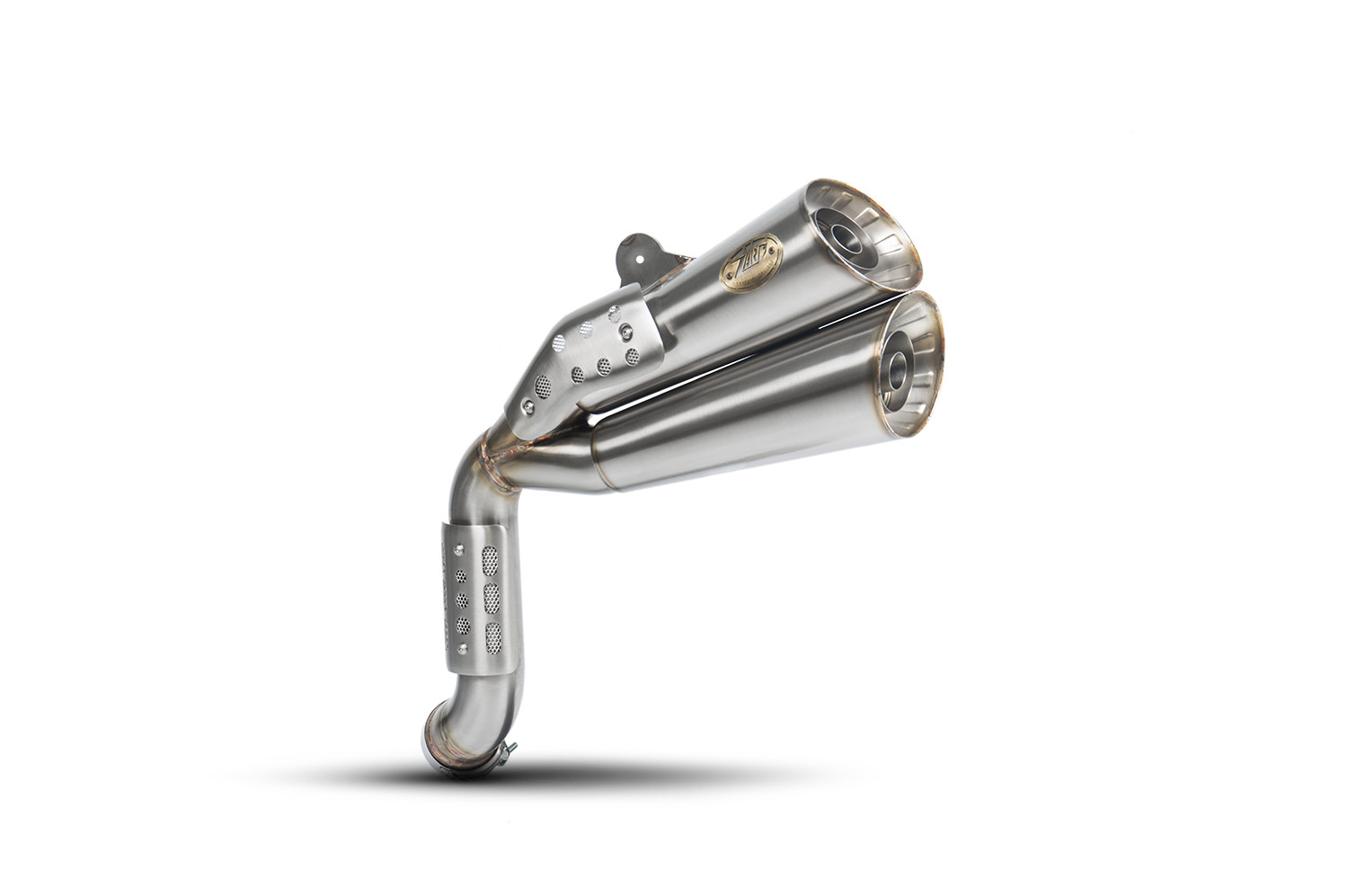 Slip-On Zard " HARDY" Acciaio Inox Omologato Satinato per BMW R NINE T SCRAMBLER 2021-2023