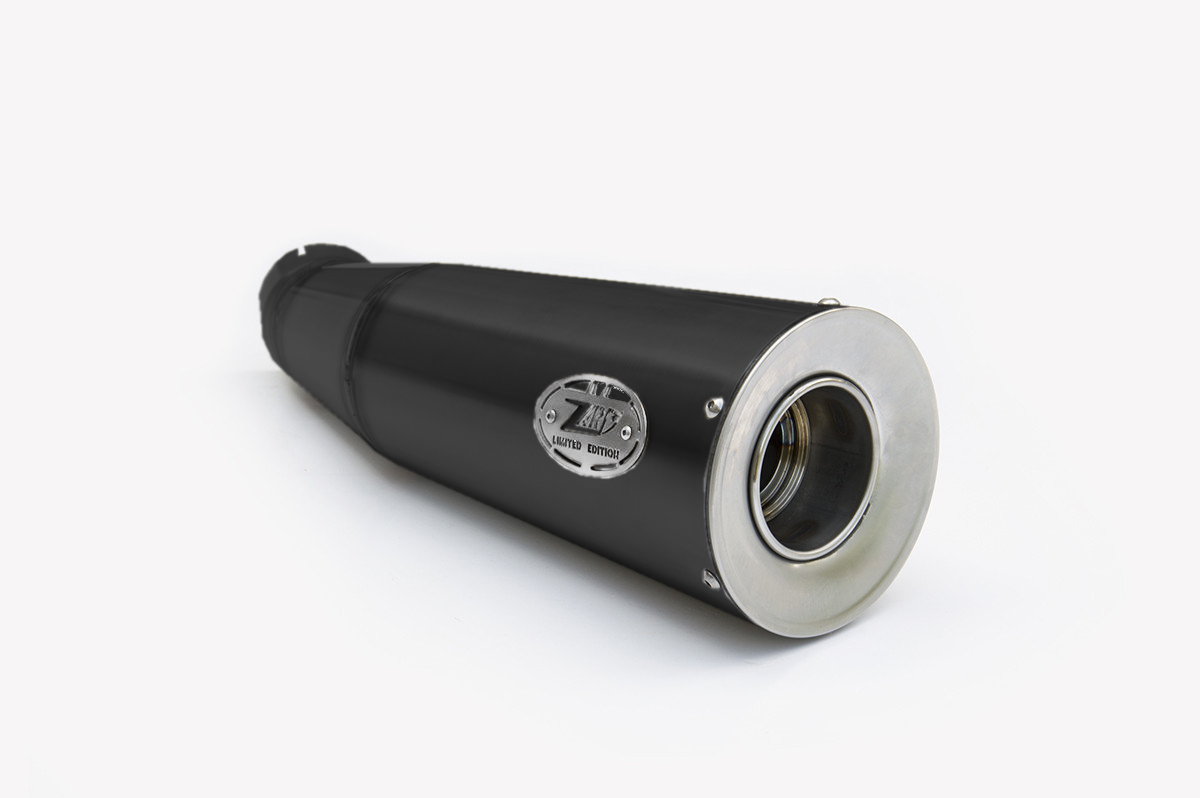 Kit completo 2>1 Zard "BAD CHILD" Acciaio Inox Racing Nero per BMW R NINE T 1200 2015-2020