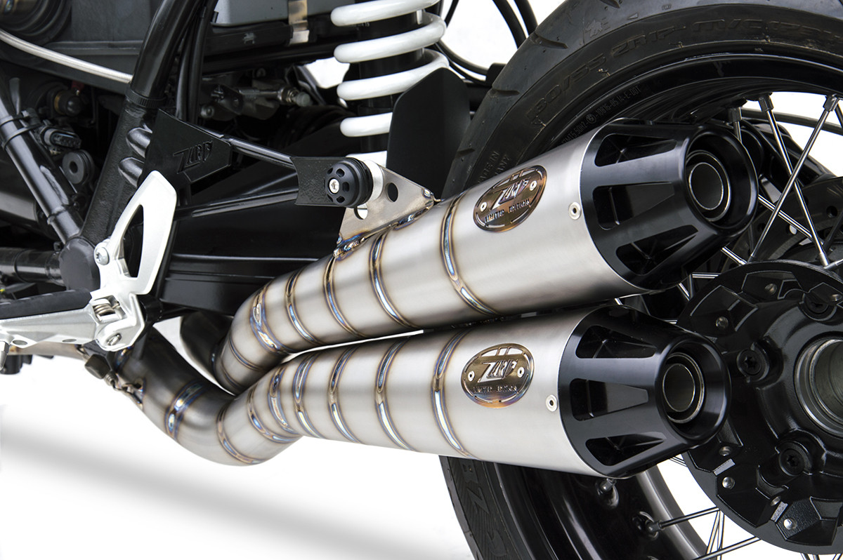 Kit completo 2>1>2 Zard "SOVRAPPOSTO" Titanio Racing Satinato per BMW R NINE T 1200 2015-2020