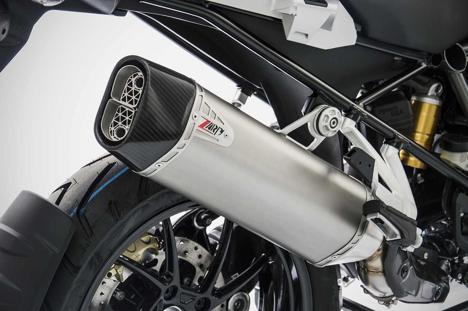 Slip-On Zard Acciaio Inox Omologato con fondello in carbonio per BMW R 1250 GS 2019-2020