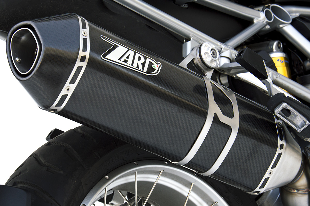 Slip-On Zard "PENTA R" Carbonio Racing con fondello in carbonio per BMW R 1200 GS 2017-2018