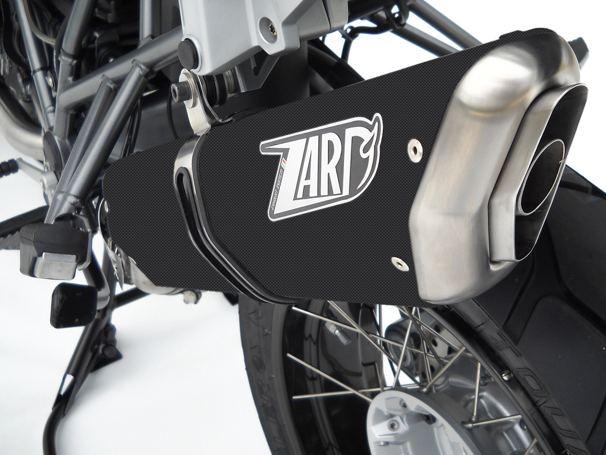 Slip-On Zard "PENTA R" Carbonio Racing con fondello Inox per BMW R 1200 GS 2010-2012