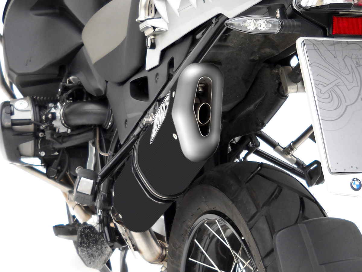 Slip-On Zard "PENTA" Carbonio Racing con fondello Inox per BMW R 1200 GS 2004-2009