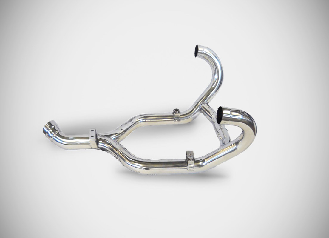 Kit Collettori Zard Acciaio Inox Racing Lucidato per BMW R 1200 R 2009-2010
