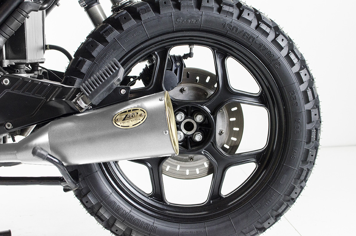 Kit Completo Zard 4>2>1 Acciaio Inox Racing Satinato con fondello Bronzato per BMW K100 1983-1989