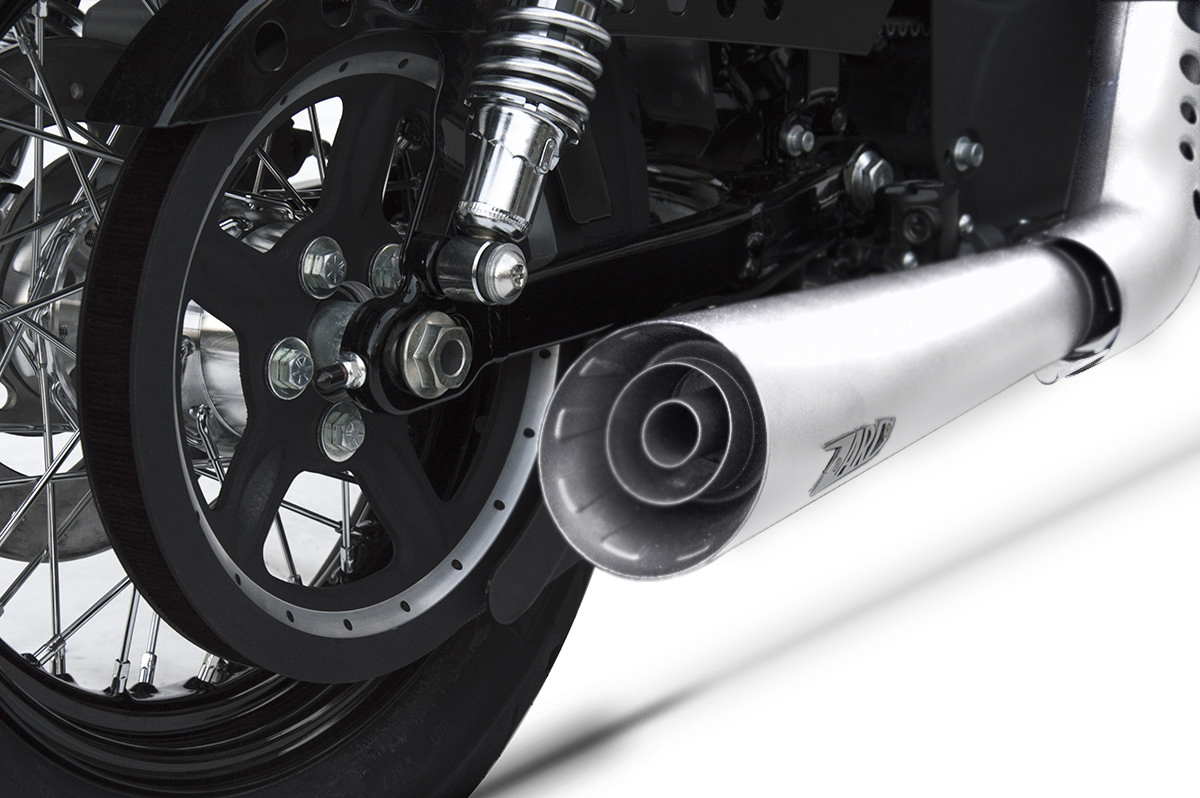 Kit Completo Zard 2>1 "SPORT" Acciaio Inox Lucidato Racing per HARLEY DAVIDSON SPORTSTER 883 2014-2016