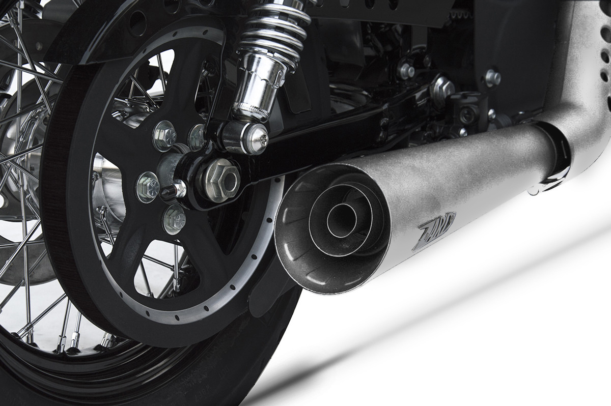 Kit Completo Zard 2>1 "SPORT" Acciaio Inox Satinato Omologato per HARLEY DAVIDSON SPORTSTER 883 2014-2016