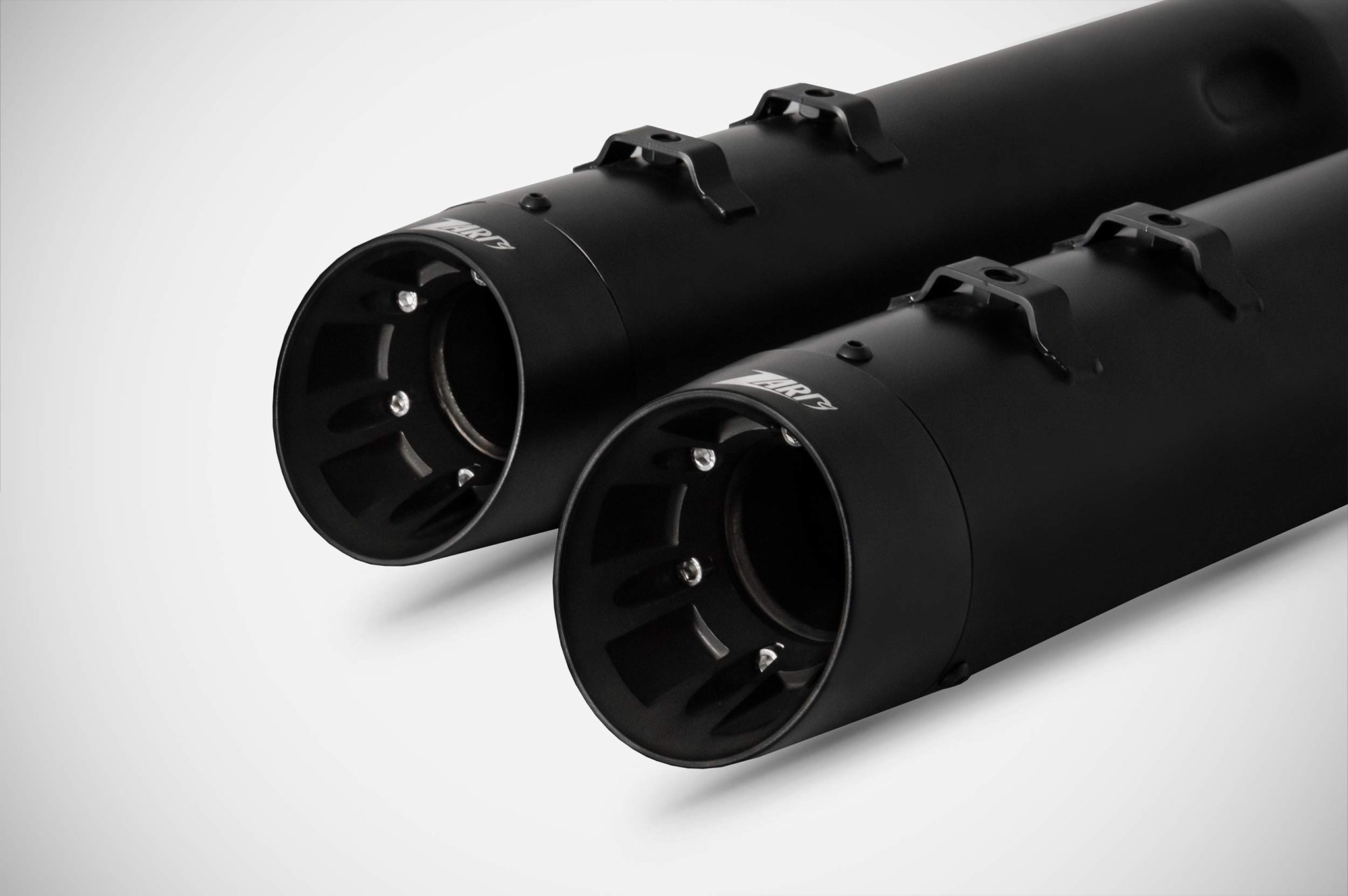 Slip-On Zard Acciaio Inox Nero Omologato con Fondello Alluminio per HARLEY DAVIDSON TOURING M8 2016-2020