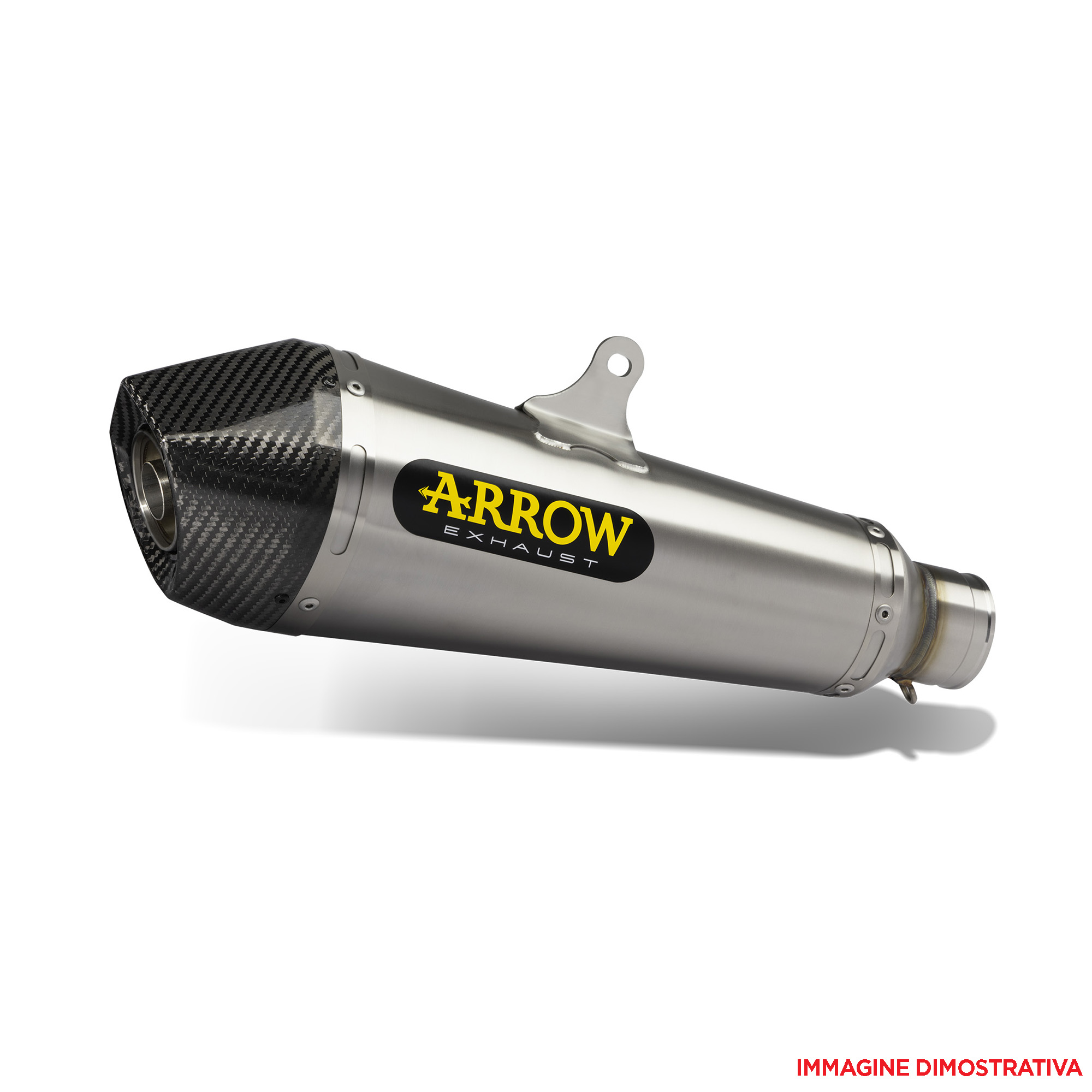 Terminale omologato Arrow X-Kone Titanio fondello carbonio per KTM 990 RC R 2026