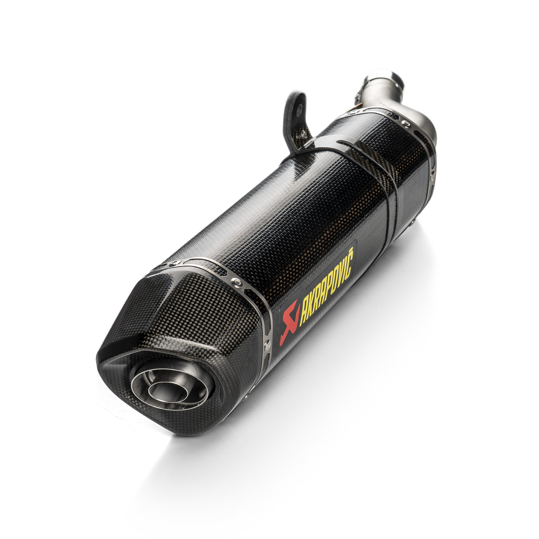 Silenziatore omologato Akrapovic Carbonio con fondello in carbonio per HONDA CB 500 HORNET 2024-2025
