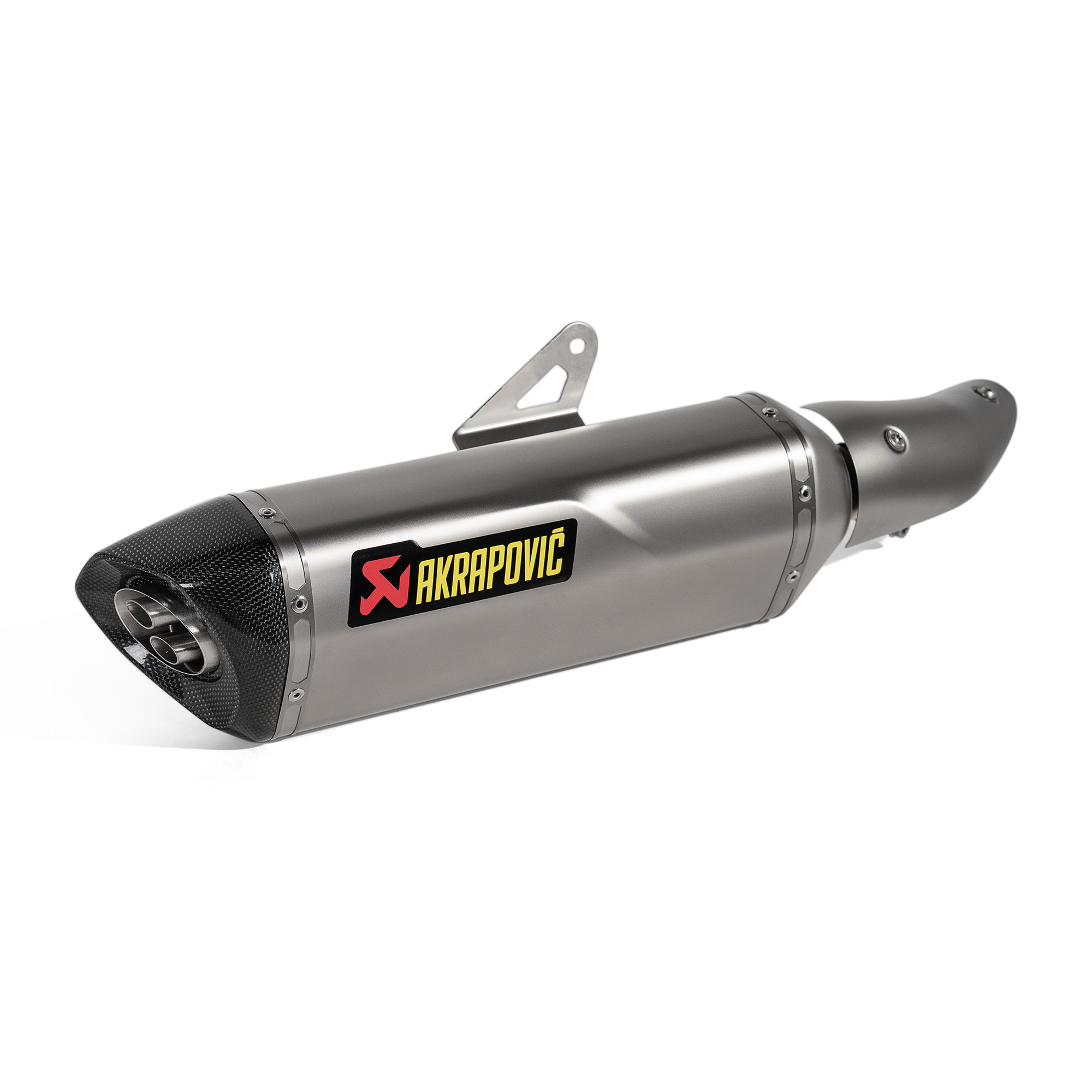 Silenziatore omologato Akrapovic Titanio con fondello in carbonio per KAWASAKI NINJA 500 2024-2025