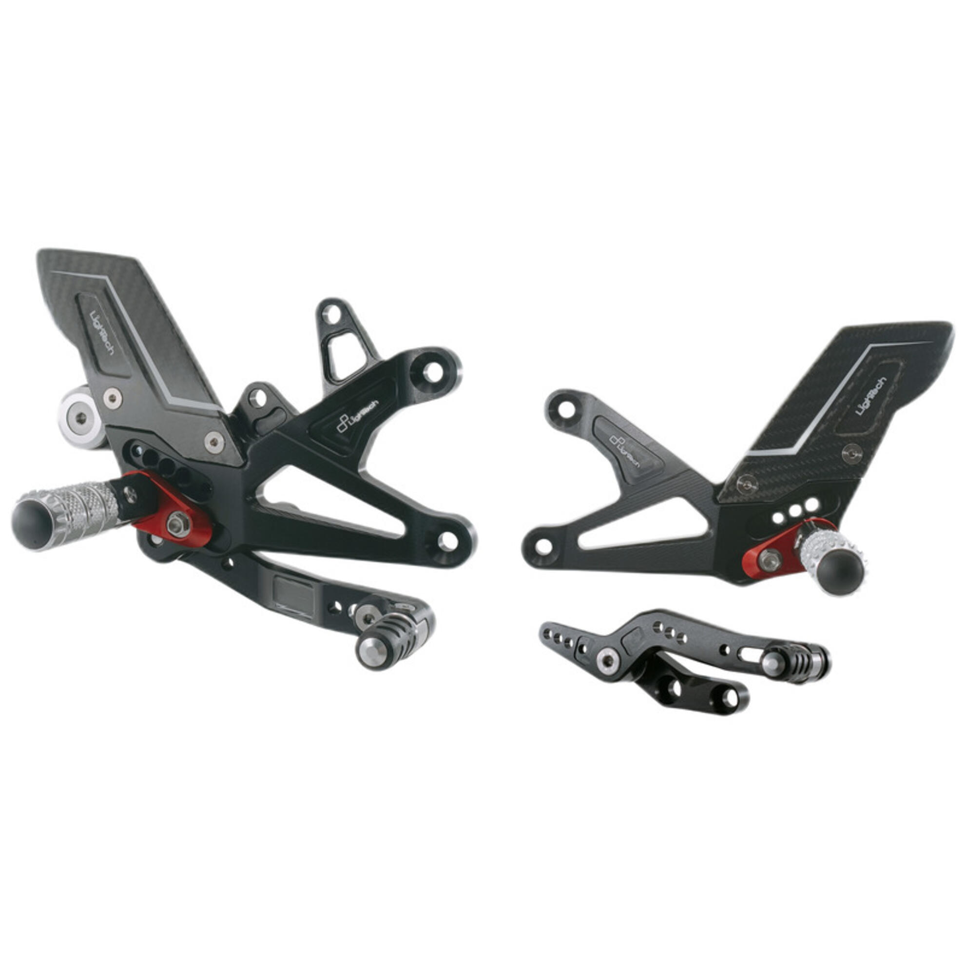 Pedane regolabili "R" Version Lightech per TRIUMPH STREET TRIPLE 765 R/S/RS 2017-2022