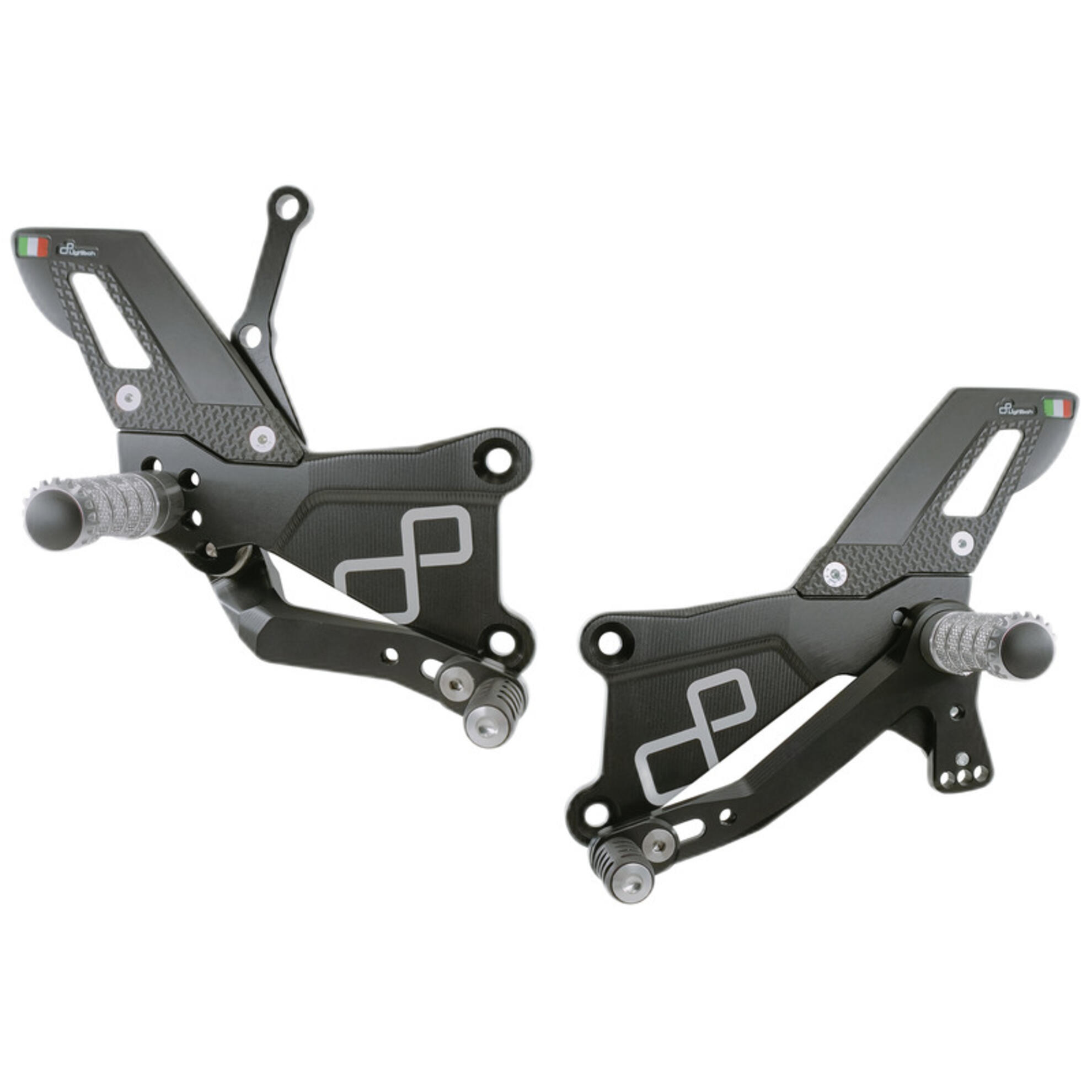 Pedane regolabili Standard Lightech per YAMAHA YZF R3 2015-2024