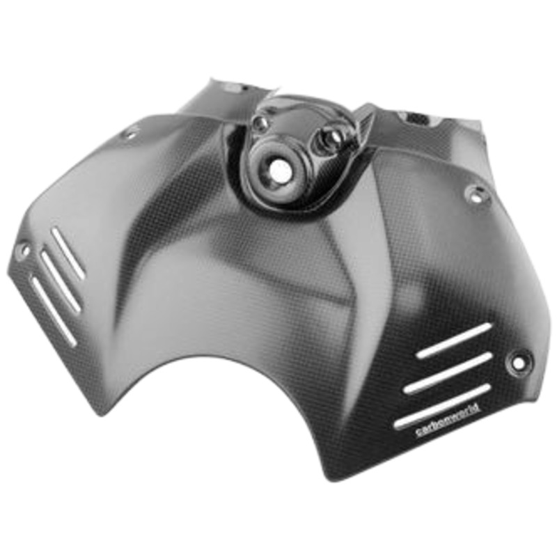 Copri serbatoio con cover chiave integrato carbonio LighTech per DUCATI PANIGALE V4 2018-2021
